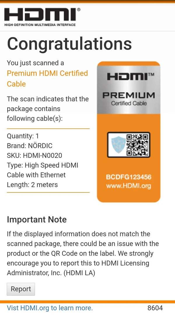 HDMI-kabel 2.0 High speed 2 meter - Smartiq