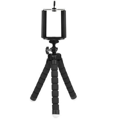 Flexibel tripod ministativ böjbar och roterbar 360 svart - Smartiq